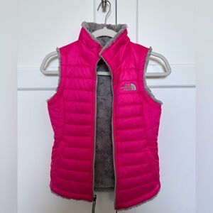 The North Face Girls Mossbud Reversible Puffer Vest